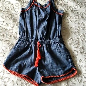 Girls Jean romper